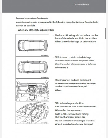 toyota prius alpha 2013-2014 owners manual in english